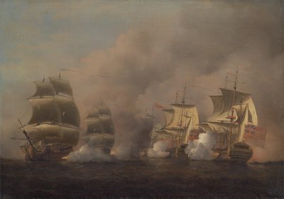 Azione al largo del Capo di Buona Speranza da Samuel Scott